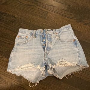 Levi denim shorts